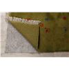 Image 10 : A WOOL HAND KNOTTED GABBEH ORIENTAL AREA RUG.