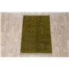 Image 2 : A WOOL HAND KNOTTED GABBEH ORIENTAL AREA RUG.