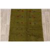 Image 3 : A WOOL HAND KNOTTED GABBEH ORIENTAL AREA RUG.