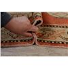 Image 12 : A WOOL HAND KNOTTED ORIENTAL AREA RUG.