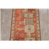 Image 3 : A WOOL HAND KNOTTED ORIENTAL AREA RUG.