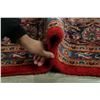 Image 12 : A WOOL HAND KNOTTED FLORAL ORIENTAL AREA RUG.