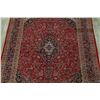 Image 3 : A WOOL HAND KNOTTED FLORAL ORIENTAL AREA RUG.