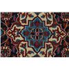 Image 7 : A WOOL HAND KNOTTED FLORAL ORIENTAL AREA RUG.