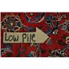 Image 8 : A WOOL HAND KNOTTED FLORAL ORIENTAL AREA RUG.
