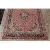 Image 5 : A WOOL HAND KNOTTED FLORAL ORIENTAL AREA RUG.