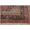 Image 6 : A WOOL HAND KNOTTED FLORAL ORIENTAL AREA RUG.