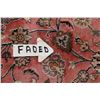 Image 8 : A WOOL HAND KNOTTED FLORAL ORIENTAL AREA RUG.