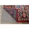 Image 10 : A WOOL HAND KNOTTED MAHAL ORIENTAL AREA RUG.