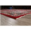 Image 11 : A WOOL HAND KNOTTED MAHAL ORIENTAL AREA RUG.