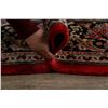 Image 12 : A WOOL HAND KNOTTED MAHAL ORIENTAL AREA RUG.