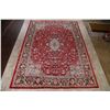 Image 2 : A WOOL HAND KNOTTED MAHAL ORIENTAL AREA RUG.
