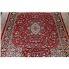 Image 3 : A WOOL HAND KNOTTED MAHAL ORIENTAL AREA RUG.