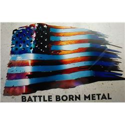 American Flag Metal Art