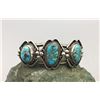 Image 1 : Vintage Three Stone Turquoise Bracelet