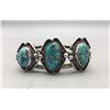 Image 2 : Vintage Three Stone Turquoise Bracelet