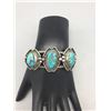 Image 8 : Vintage Three Stone Turquoise Bracelet