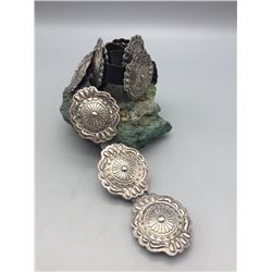 Sterling Silver Concho belt