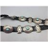 Image 7 : Turquoise and Sterling Silver Concho Belt