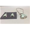 Image 5 : Beautiful Turquoise Necklace and Earrings