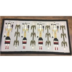 Vintage Pictorial Navajo Textile