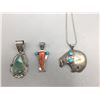 Image 2 : Group of Three Sterling Silver Pendants