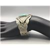 Image 8 : Fred Harvey Era Sterling Silver and Turquoise Bracelet