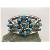 Image 10 : Beautiful Cluster Bracelet with Persian Turquoise