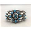 Image 1 : Beautiful Cluster Bracelet with Persian Turquoise