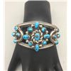 Image 8 : Beautiful Cluster Bracelet with Persian Turquoise