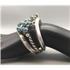 Image 9 : Beautiful Cluster Bracelet with Persian Turquoise