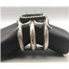 Image 8 : Vintage Turquoise and Sand Cast Bracelet