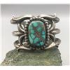 Image 9 : Vintage Turquoise and Sand Cast Bracelet
