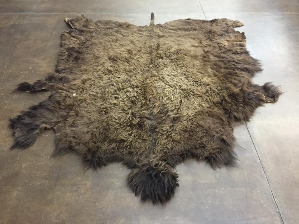 Large Buffalo Hide Robe or Rug