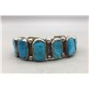 Image 1 : Vintage 9 Stone Turquoise Bracelet