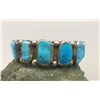 Image 2 : Vintage 9 Stone Turquoise Bracelet