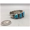 Image 3 : Vintage 9 Stone Turquoise Bracelet
