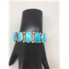 Image 7 : Vintage 9 Stone Turquoise Bracelet