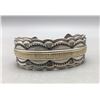 Image 1 : Sterling Silver and 14k Cuff Bracelet