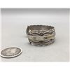 Image 2 : Sterling Silver and 14k Cuff Bracelet