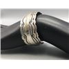 Image 8 : Sterling Silver and 14k Cuff Bracelet