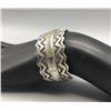 Image 8 : Sterling Silver and 14k Cuff Bracelet