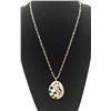 Image 9 : Sterling Silver Inlay Necklace with Handmade Chain