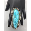Image 2 : Large Sterling and Turquoise Ring