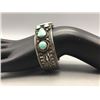 Image 9 : 9 Stone Turquoise and Sterling Silver Bracelet