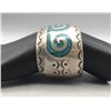 Image 8 : Vintage Turquoise Chip Inlay Bracelet