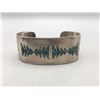 Image 1 : Vintage Turquoise Chip Inlay Bracelet
