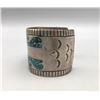 Image 5 : Vintage Turquoise Chip Inlay Bracelet