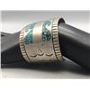Image 8 : Vintage Turquoise Chip Inlay Bracelet