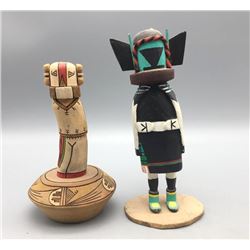 2 Hopi Kachinas